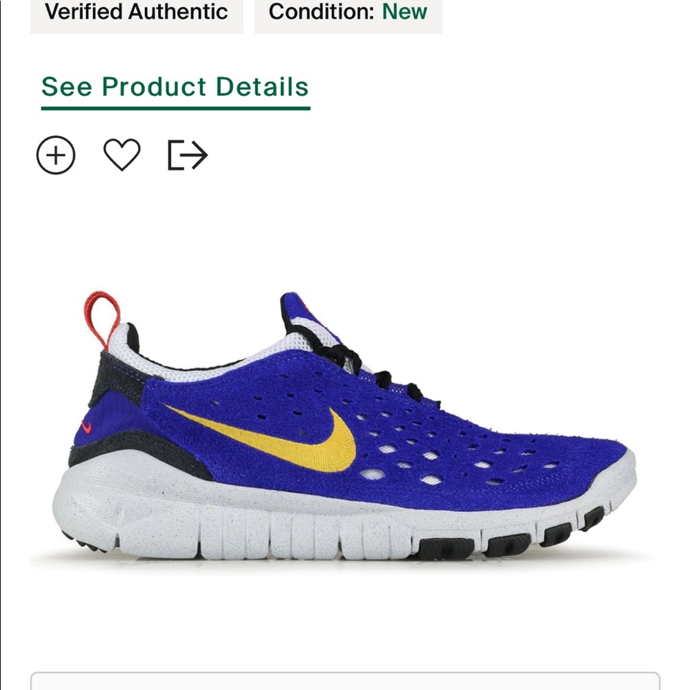 NIB Blue Nike run Trail